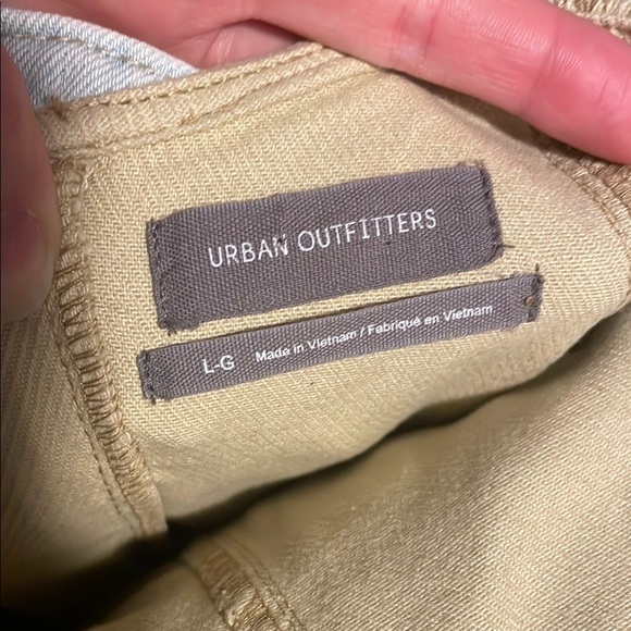 Urban Outfitters Corduroy Tank Tan Mini Dress with Back Cutout NWT size Large - Picture 9 of 9